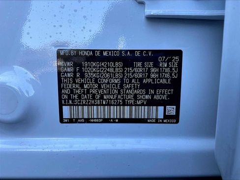 New 2026 Honda HR-V LX image 17