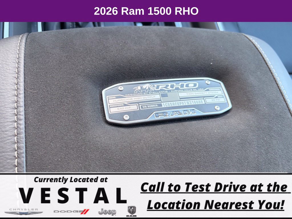 New 2026 RAM 1500 RHO AWD/4WD image 29