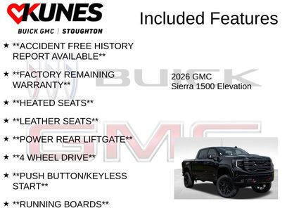 New 2026 GMC Sierra 1500 Elevation w/ Elevation Premium Package