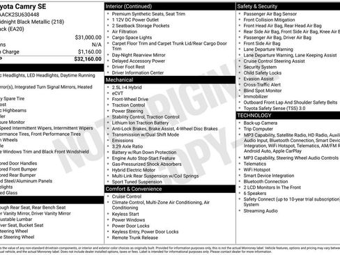 Used 2025 Toyota Camry SE FWD image 6