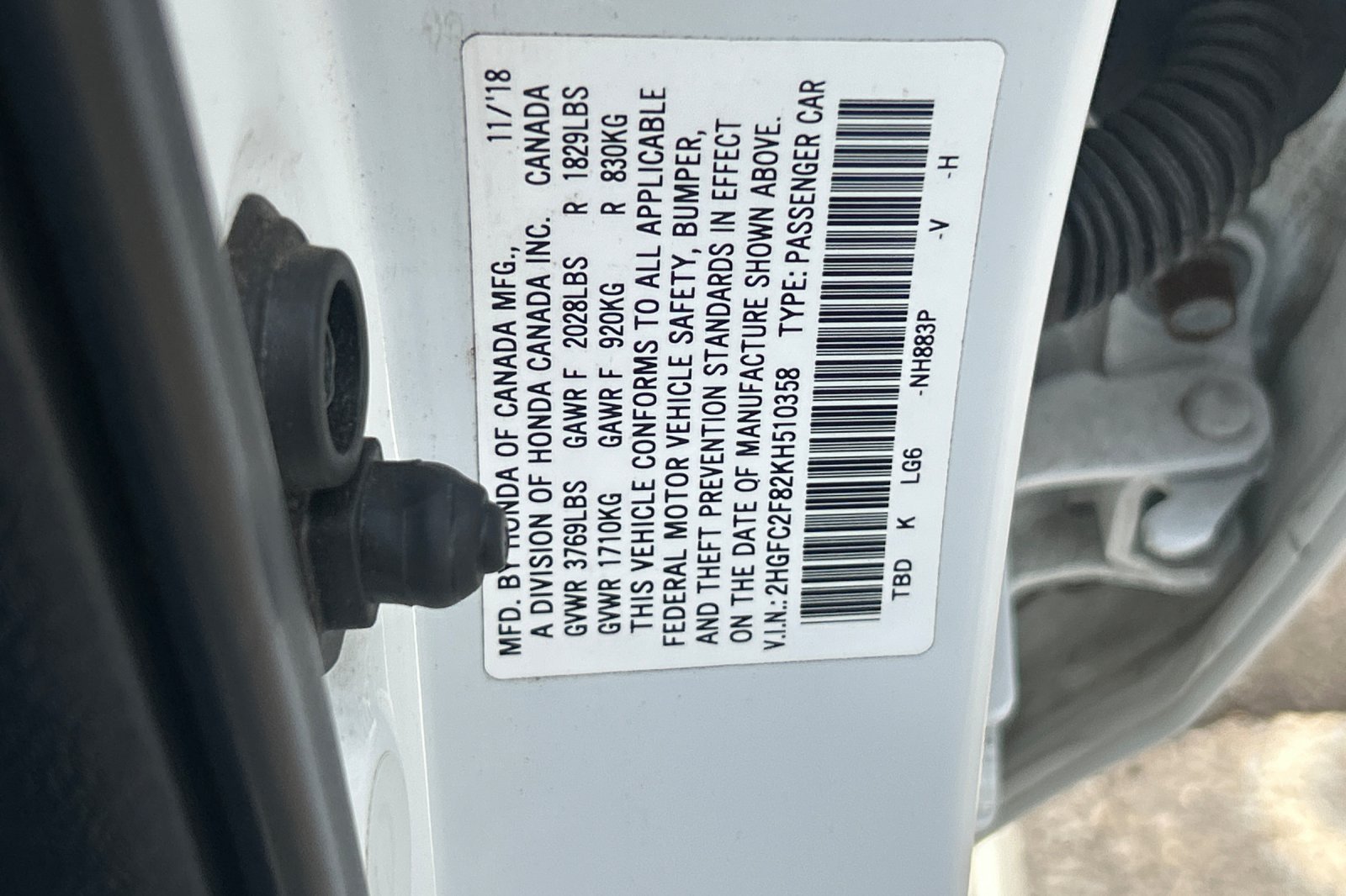 Used 2019 Honda Civic Sport image 27