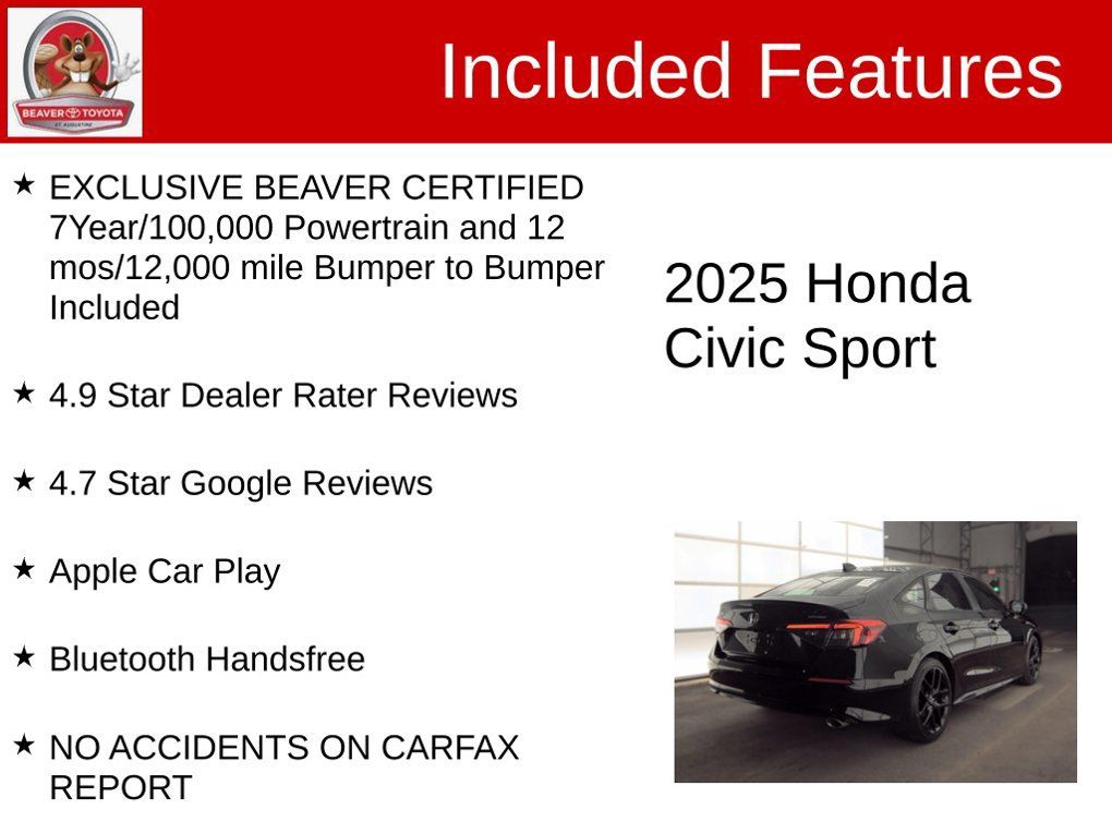 Used 2025 Honda Civic Sport image 5