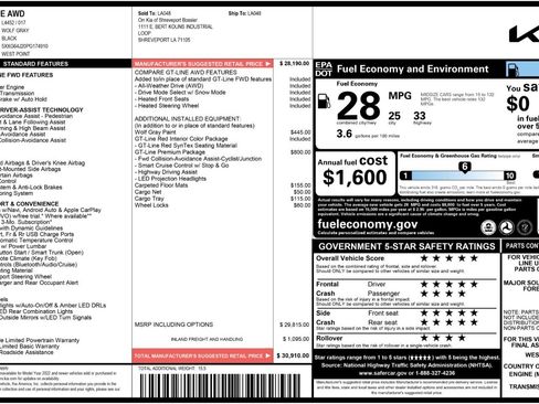 Used 2023 Kia K5 GT-Line w/ GT-Line Premium Package AWD/4WD image 49
