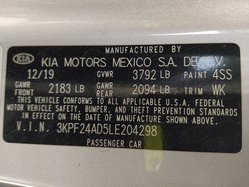 Used 2020 Kia Forte LXS FWD image 33