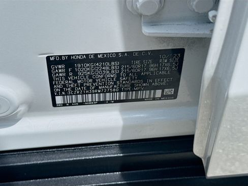 Certified 2024 Honda HR-V LX image 36