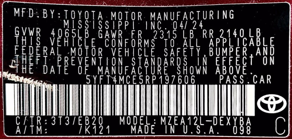 Certified 2024 Toyota Corolla XSE FWD image 25