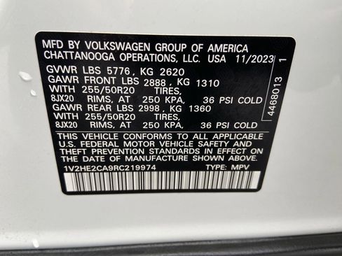 Used 2024 Volkswagen Atlas Cross Sport SE image 53