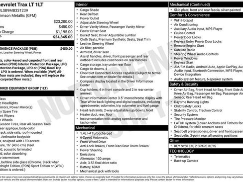 Used 2021 Chevrolet Trax LT w/ LT Convenience Package image 6