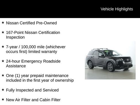 Certified 2024 Nissan Pathfinder SV AWD/4WD image 4