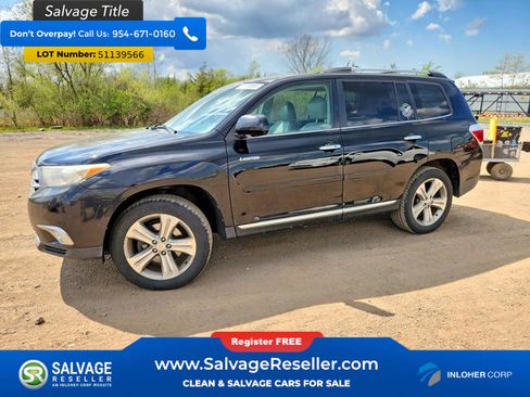 Used 2012 Toyota Highlander Limited w/ Tow Pkg AWD/4WD image 1