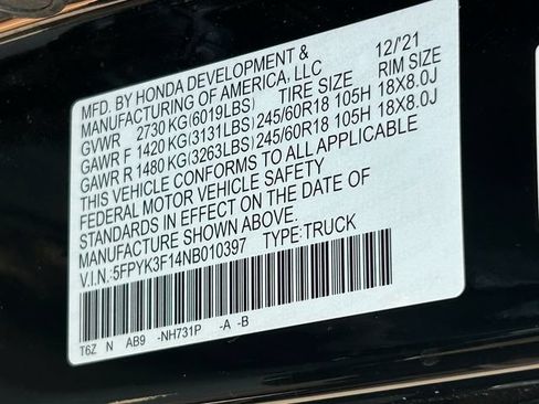 Used 2022 Honda Ridgeline Sport image 36
