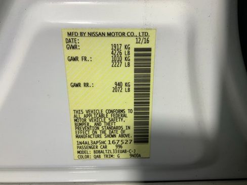 Used 2017 Nissan Altima 2.5 SL w/ 2.5 Technology Package image 37