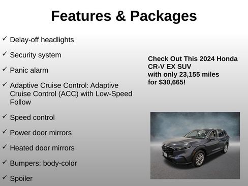 Used 2024 Honda CR-V EX image 20