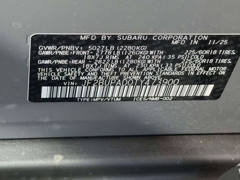 Certified 2026 Subaru Outback Premium AWD/4WD image 27