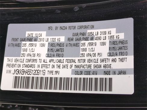 Used 2025 MAZDA CX-90 Plug-In Hybrid w/ Preferred image 25