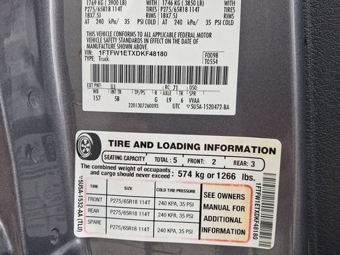 Used 2013 Ford F150 FX4 w/ Luxury Equipment Group image 42