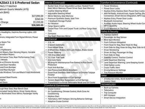 New 2026 MAZDA MAZDA3 2.5 S Sedan w/ Preferred Pkg image 3