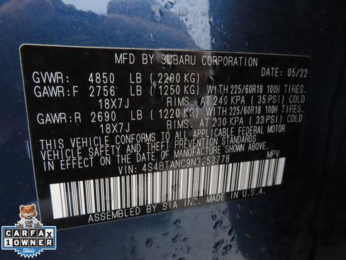 Used 2022 Subaru Outback Limited image 30