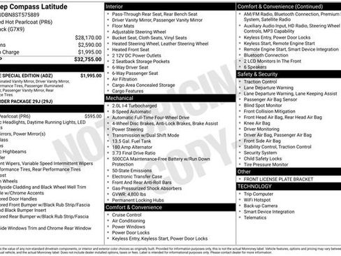 Used 2025 Jeep Compass Latitude w/ Altitude Special Edition image 1