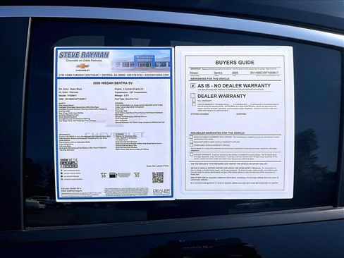 Used 2026 Nissan Sentra SV w/ Floor Mat Package image 26