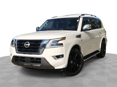 Used 2021 Nissan Armada Platinum w/ Captain's Chairs Package