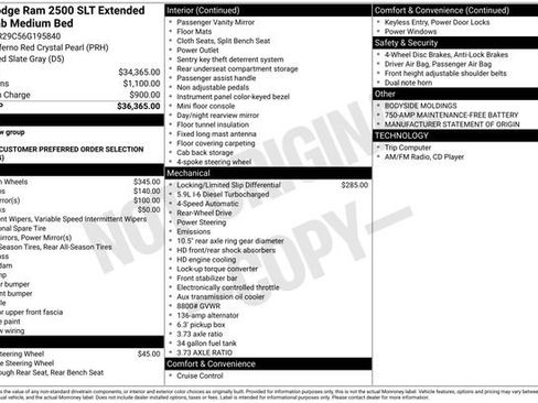 Used 2006 Dodge Ram 2500 Truck SLT image 8