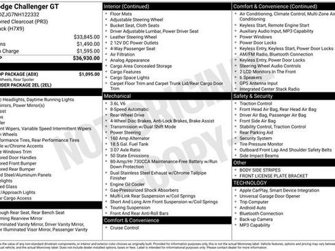 Used 2022 Dodge Challenger GT w/ Blacktop Package RWD image 19