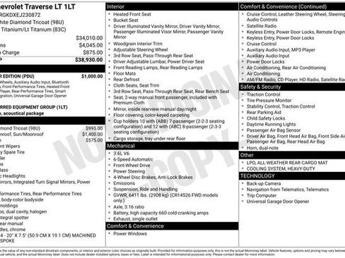 Used 2014 Chevrolet Traverse LT w/ All-Star Edition image 10