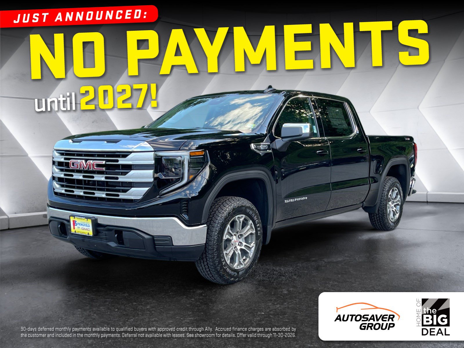 New 2026 GMC Sierra 1500 SLE AWD/4WD image 1