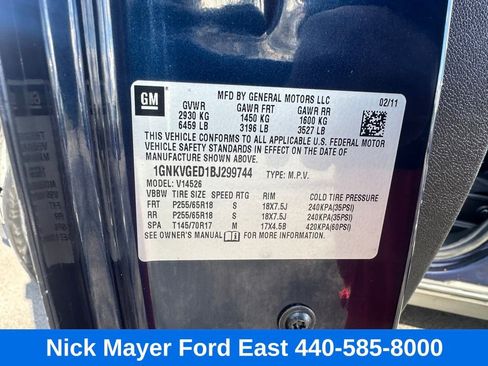 Used 2011 Chevrolet Traverse LT w/ Personal Connectivity Package image 32