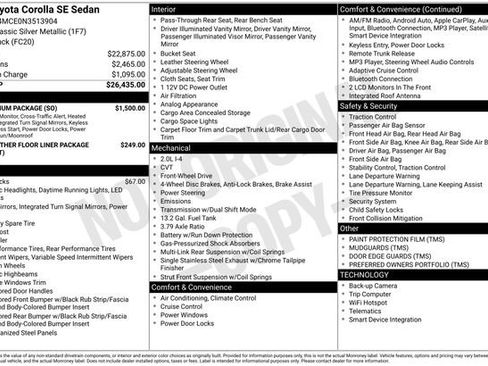 Used 2022 Toyota Corolla SE w/ SE Premium Package image 10