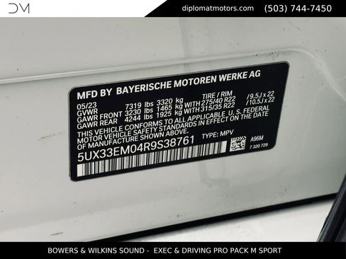Used 2024 BMW X7 M60i w/ Executive Package AWD/4WD image 55