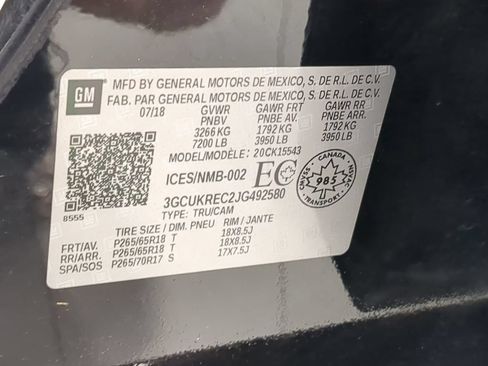 Used 2018 Chevrolet Silverado 1500 LT w/ True North Edition AWD/4WD image 35
