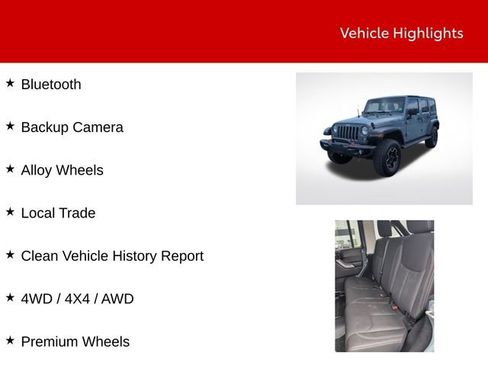 Used 2015 Jeep Wrangler Unlimited Rubicon w/ Connectivity Group AWD/4WD image 9