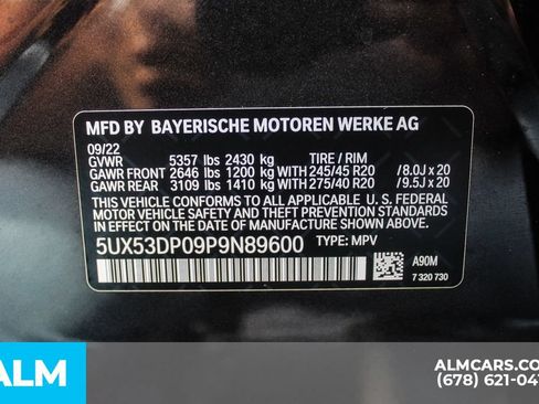 Used 2023 BMW X3 xDrive30i w/ M Sport Package AWD/4WD image 43