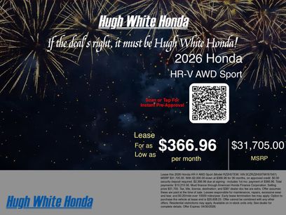 New 2026 Honda HR-V Sport