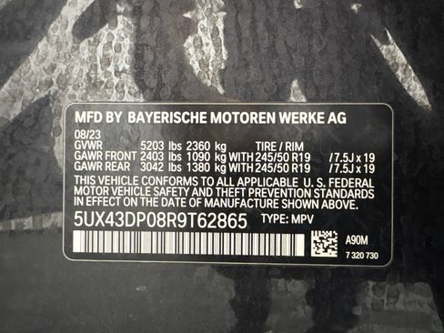 Certified 2024 BMW X3 sDrive30i w/ Convenience Package RWD image 34