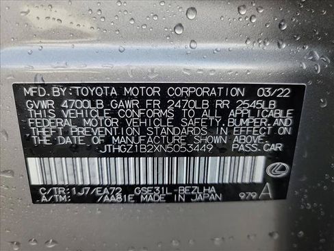 Used 2022 Lexus IS 350 F Sport RWD image 25