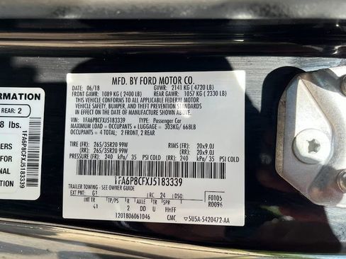 Used 2018 Ford Mustang GT Premium RWD image 7
