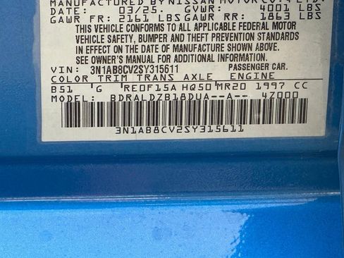 Used 2025 Nissan Sentra SV FWD image 41
