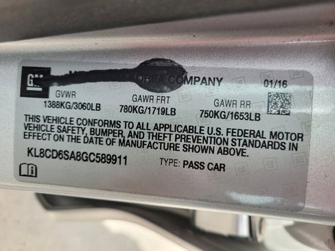 Used 2016 Chevrolet Spark LT image 33