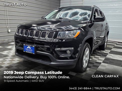 Used 2019 Jeep Compass Latitude w/ Cold Weather Group AWD/4WD image 43