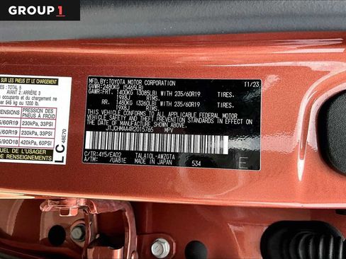Certified 2024 Lexus RX 350 Premium w/ Accessory Package (Z1) FWD image 34