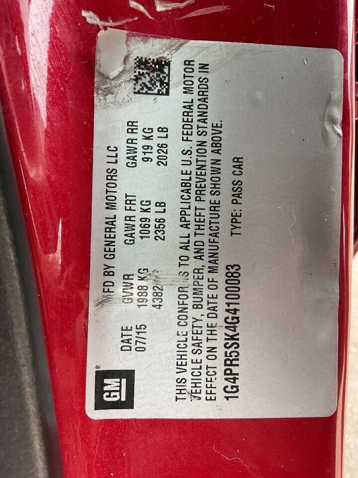 Used 2016 Buick Verano Convenience w/ Driver Confidence Package FWD image 21