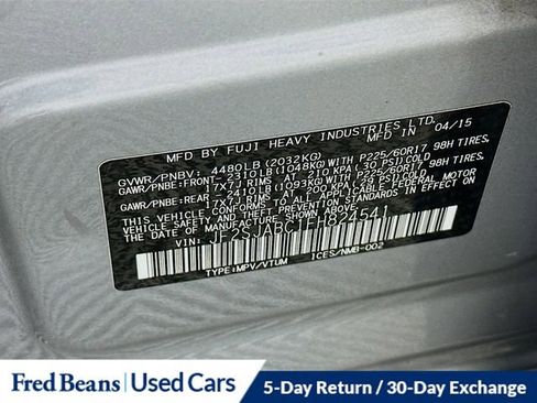 Used 2015 Subaru Forester 2.5i w/ Alloy Wheel Package image 32