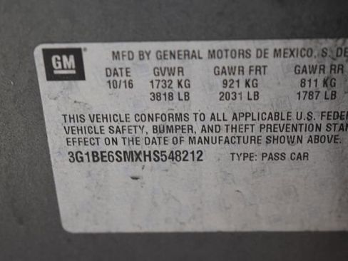 Certified 2017 Chevrolet Cruze LT image 15