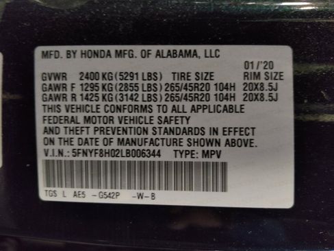 Used 2020 Honda Passport Elite image 33