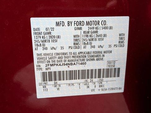 Used 2022 Ford Edge SEL w/ Convenience Package AWD/4WD image 20