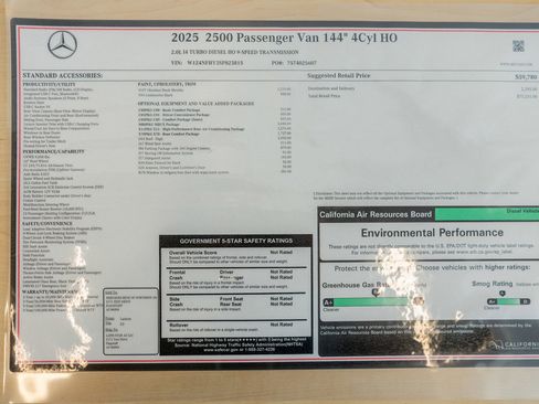 New 2025 Mercedes-Benz Sprinter 2500 image 35