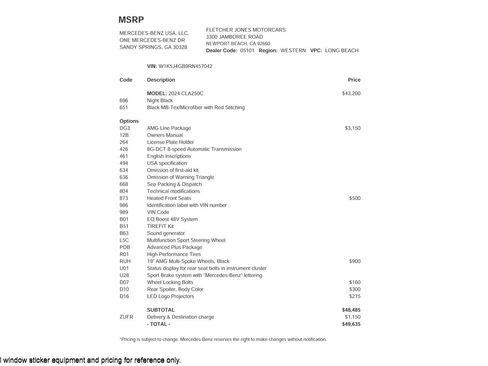 Used 2024 Mercedes-Benz CLA 250 image 2